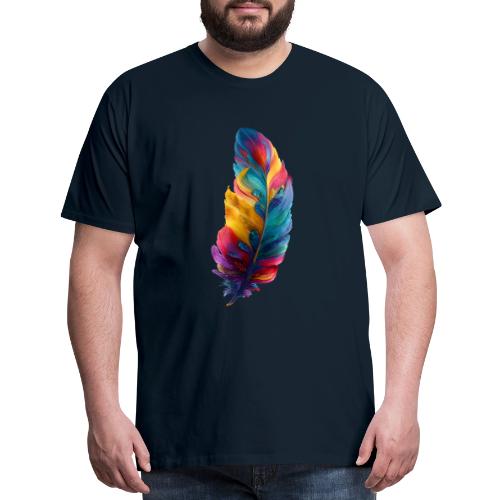 Spectrum Feather Flow - Men's Premium T-Shirt