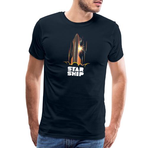 Star Ship Mars - Dark - Men's Premium T-Shirt