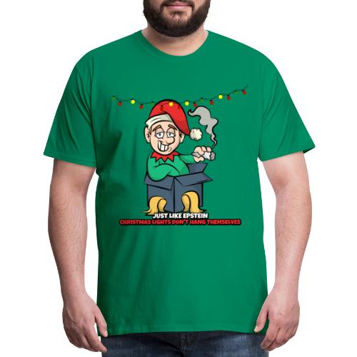 Epstein& Christmas Lights - Men's Premium T-Shirt