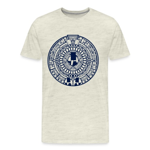 MayanCalendar DarkBlue - Men's Premium T-Shirt