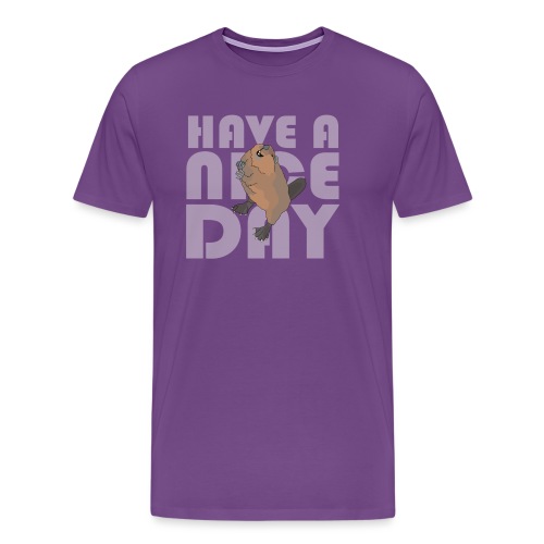 beaver - Men's Premium T-Shirt