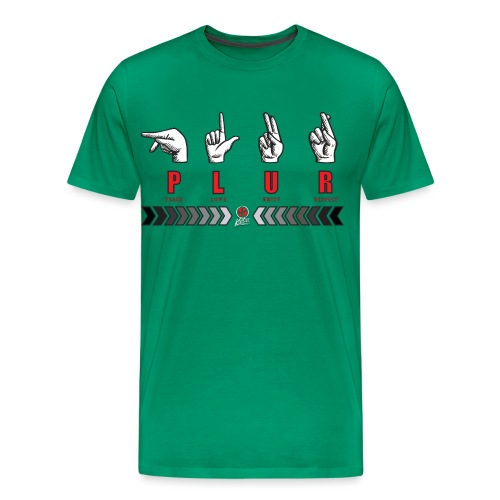 PLUR BnW - Men's Premium T-Shirt