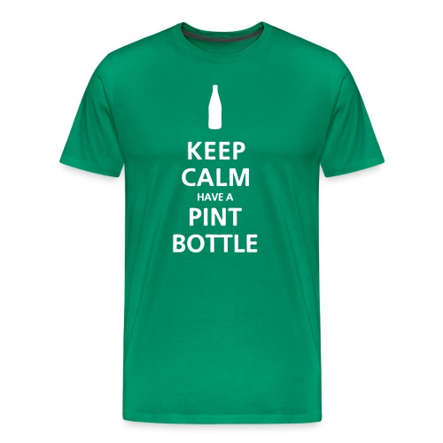 Keep Calm Pint Bottle - Men's Premium T-Shirt