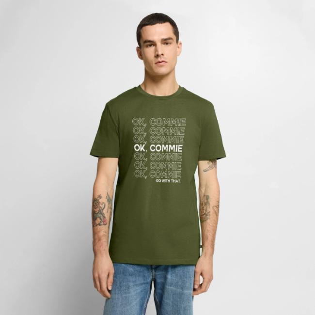OK, COMMIE (White Lettering)