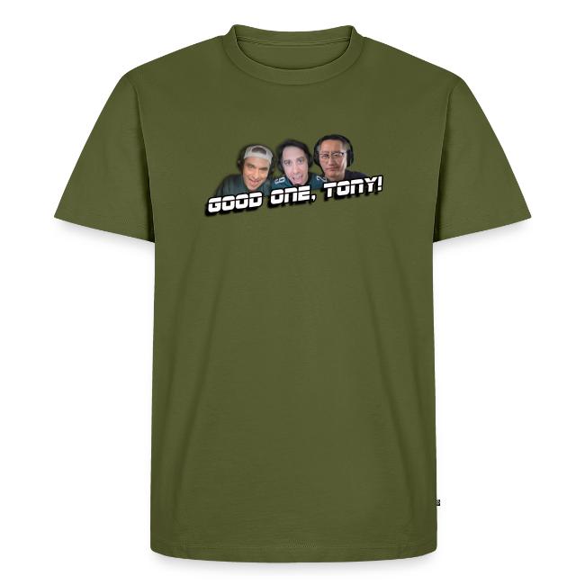 GOOD ONE, TONY! (with Fusco Show back)