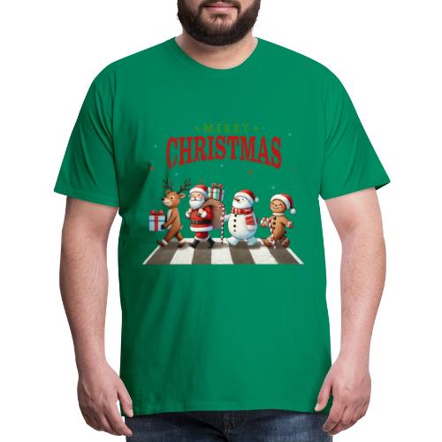 Christmas Collection - Piano Crossing #2 - Men's Premium T-Shirt