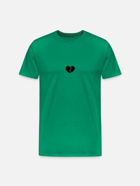 BROKEN HEART - Men's Premium T-Shirt - kelly green