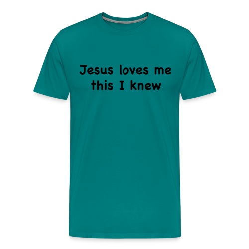 jesus loves me - Men's Premium T-Shirt