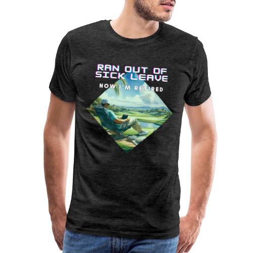 Farewell Office, Hello Greens! - Funny Retirement - Men's Premium T-Shirt