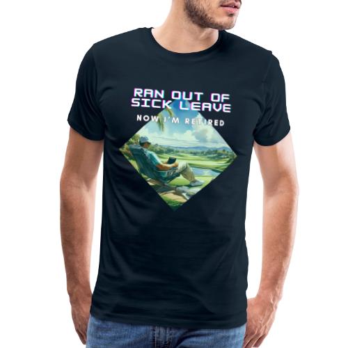 Farewell Office, Hello Greens! - Funny Retirement - Men's Premium T-Shirt