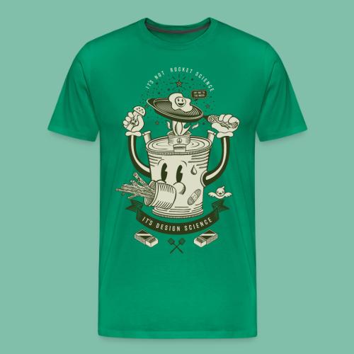 Mr Rocket Stove (green) - Men's Premium T-Shirt