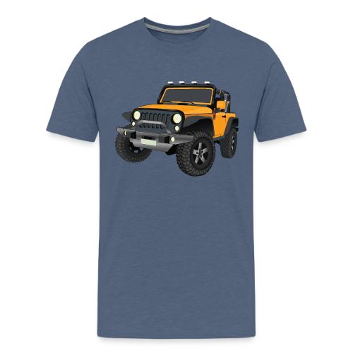 Wrangler 4x4 Yellow - Men's Premium T-Shirt