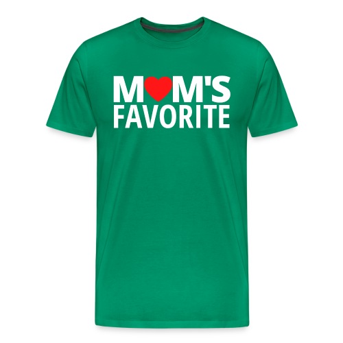MOM'S Favorite (Red Heart version) - Men's Premium T-Shirt