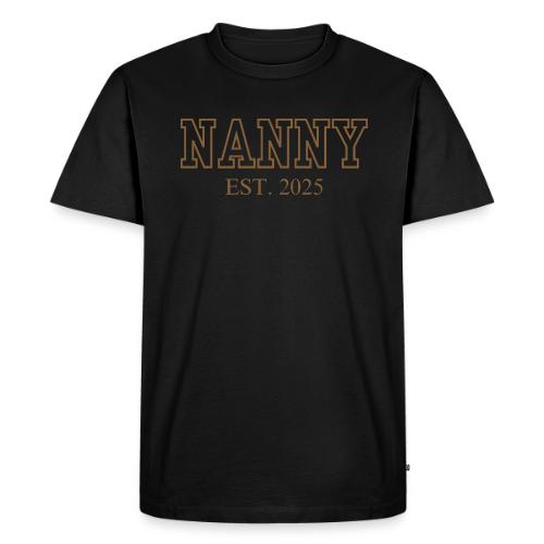 Nanny Est. 2025 (Brown Font) - Men's Premium T-Shirt