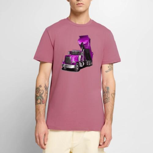 Dump Truck Purple - Men's Premium T-Shirt