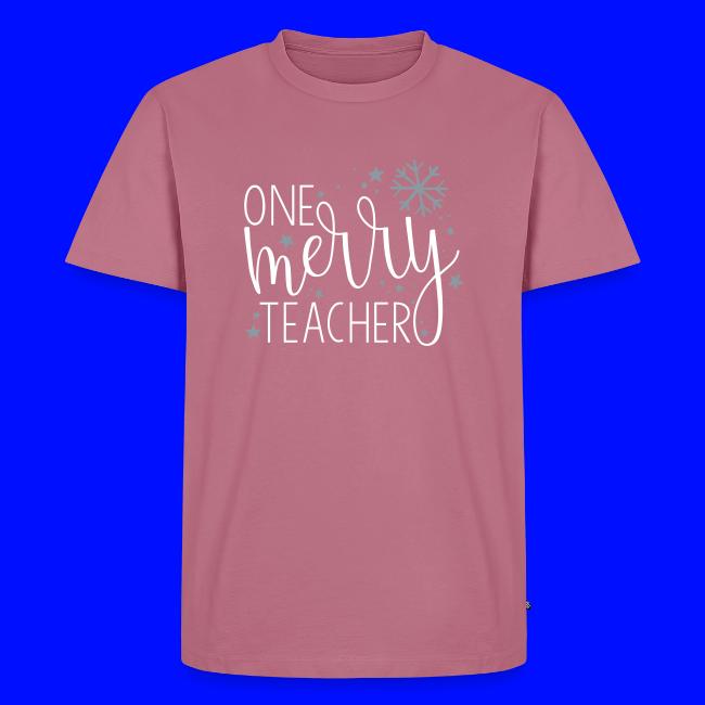 One Merry Teacher Christmas Teacher T-Shirt