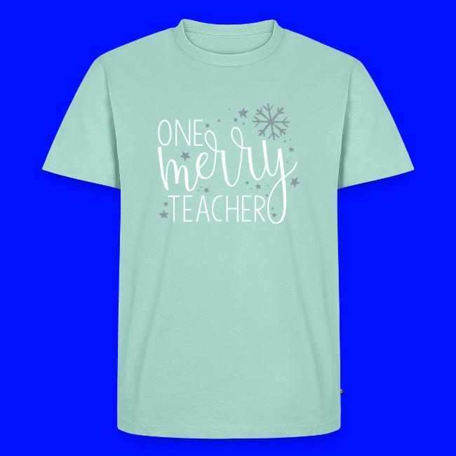 One Merry Teacher Christmas Teacher T-Shirt