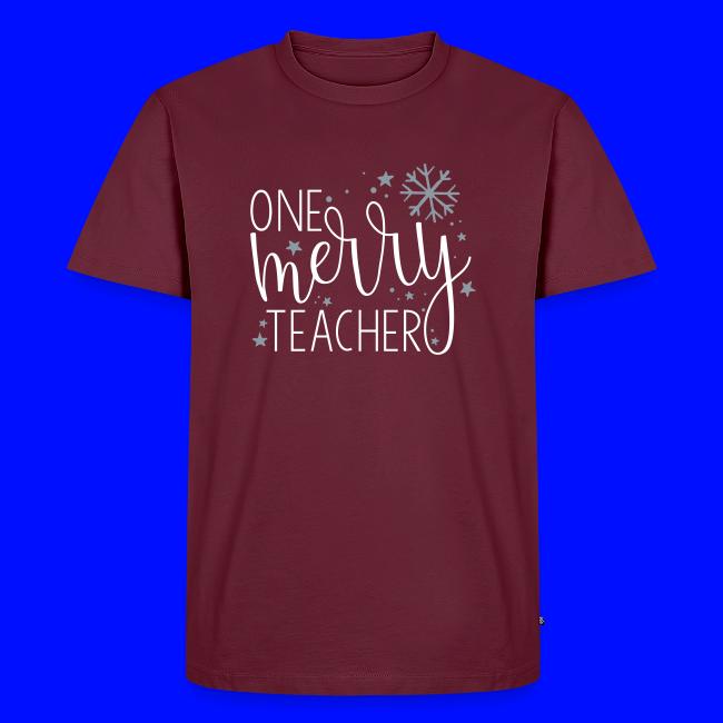 One Merry Teacher Christmas Teacher T-Shirt