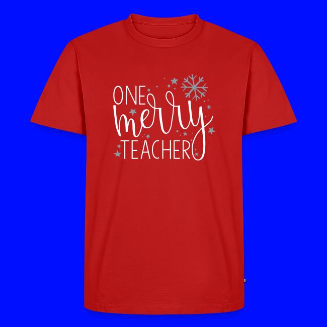 One Merry Teacher Christmas Teacher T-Shirt