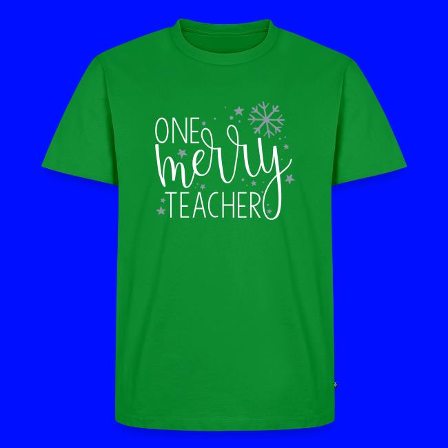 One Merry Teacher Christmas Teacher T-Shirt