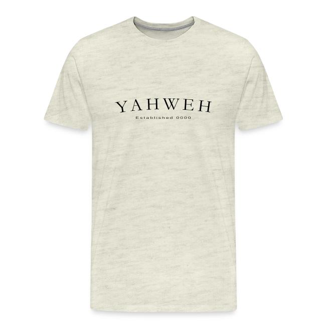 Yahweh Established 0000 in black