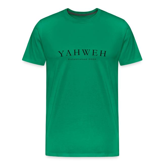 Yahweh Established 0000 in black