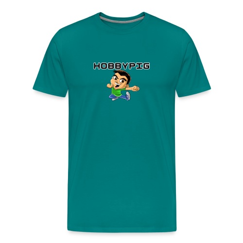 HobbyPig Cartoon - Men's Premium T-Shirt