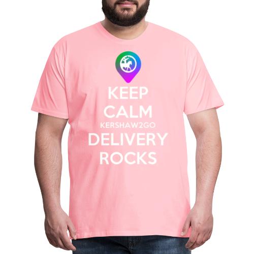 Keep Calm KC2Go Delivery Rocks - Men's Premium T-Shirt