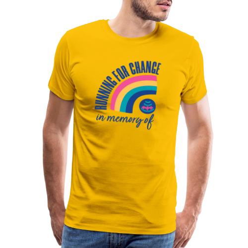 Running for change in memory of... - Men's Premium T-Shirt