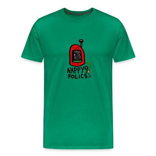 NAPPY9 FOLICS LOGO RBG - Men's Premium T-Shirt