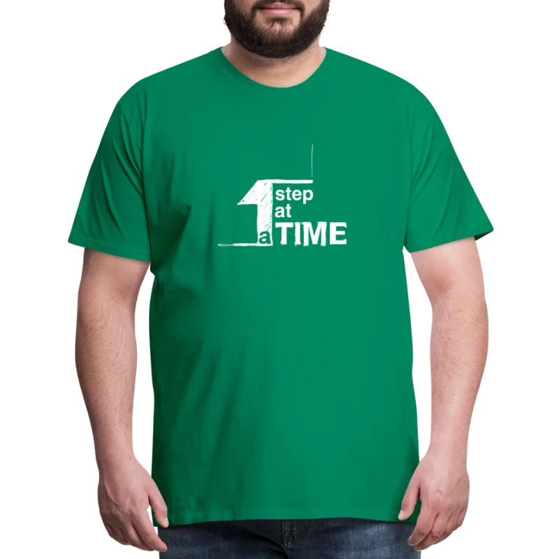 One Step At Time (w) - Men's Premium T-Shirt