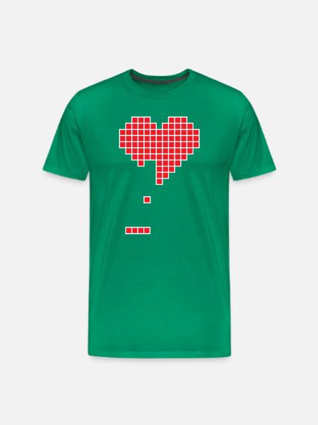 Broken heart - Men's Premium T-Shirt - kelly green