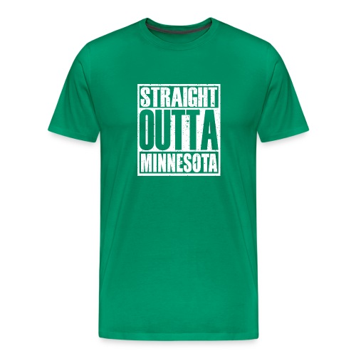 Straight Outta Minnesota - Men's Premium T-Shirt