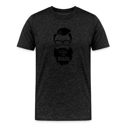 Respect the beard 08 - Men's Premium T-Shirt