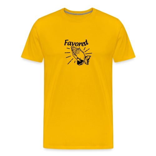 Favored - Alt. Design (Black Letters) - Men's Premium T-Shirt