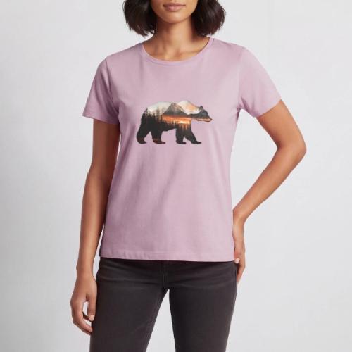 Canada Bear: fiery tones - Women's Premium T-Shirt