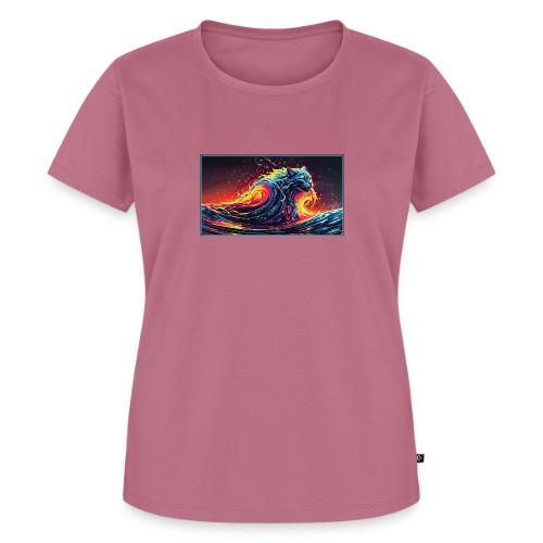 Wavecat Firelight Wave - Women's Premium T-Shirt