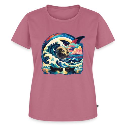Moonlight Sun Waves - Women's Premium T-Shirt