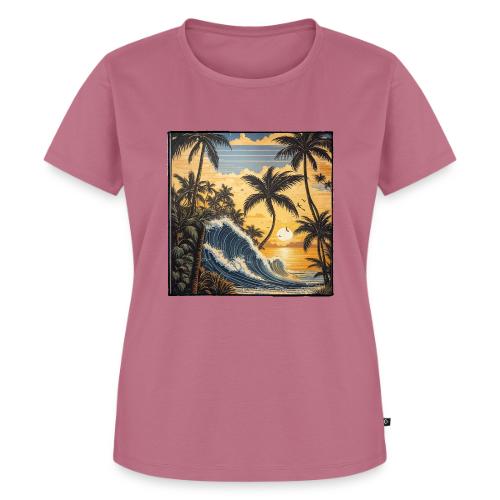 Jungle Wave Sunrise - Women's Premium T-Shirt