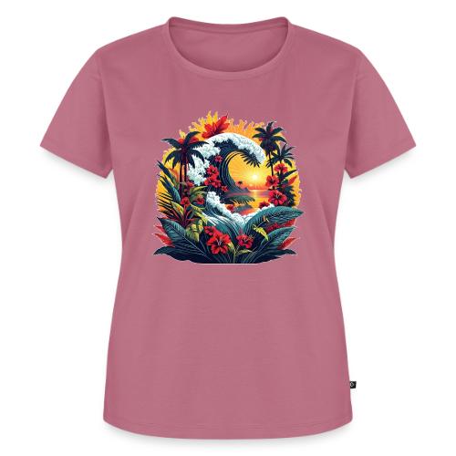 Mountain Wave Garden - Women's Premium T-Shirt