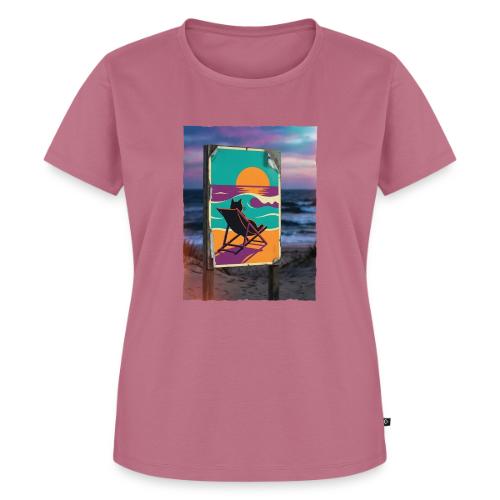 Sunset Cat Sign - Women's Premium T-Shirt