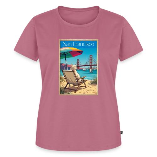 San Francisco Beach Cat - Women's Premium T-Shirt