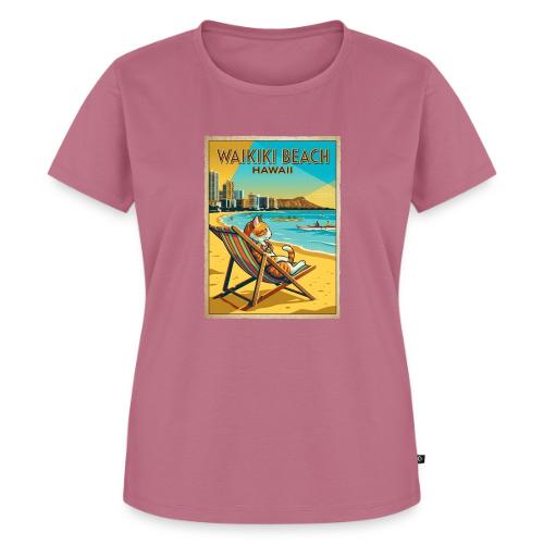 Waikiki Beach Cat - Women's Premium T-Shirt
