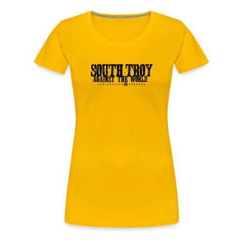 RO South Troy Against the World Broken Dark - Women's Premium T-Shirt