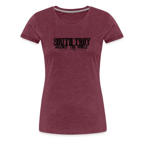 RO South Troy Against the World Broken Dark - Women's Premium T-Shirt