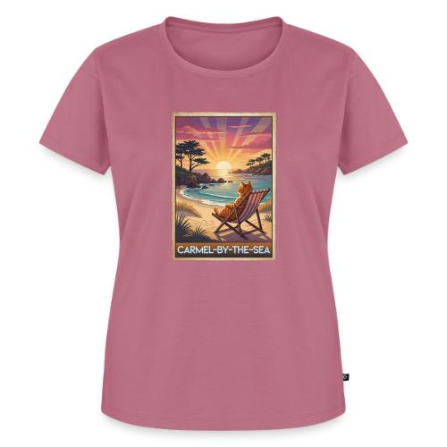Beach Cat At Carmel-By-The-Sea - Women's Premium T-Shirt