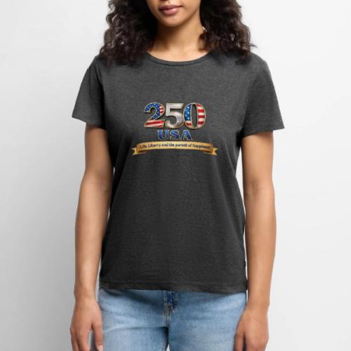 250 USA Liberty Banner - Women's Premium T-Shirt