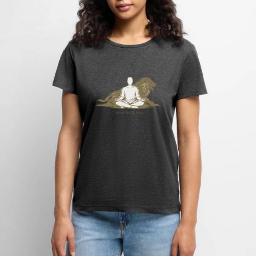 Silence Builds Kings Meditation Lion - Women's Premium T-Shirt