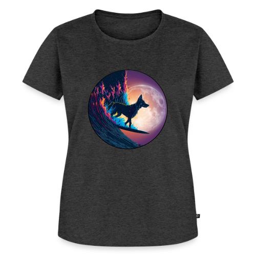 Black Dog Dropping In - Women's Premium T-Shirt