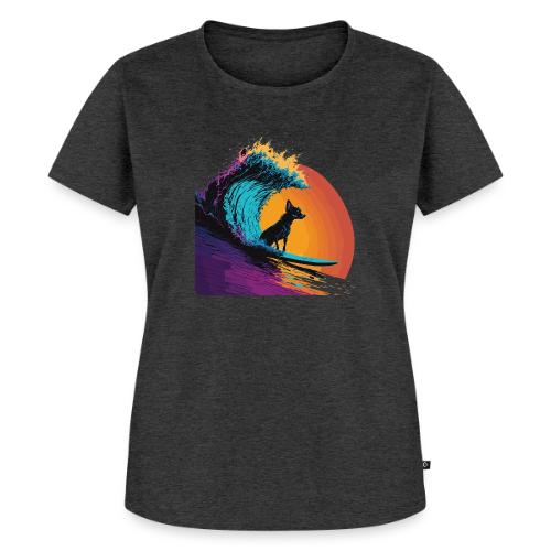 Black Dog Surfing Emerald Wave - Women's Premium T-Shirt